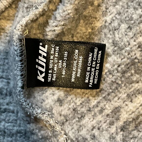 Kuhl Women's Alaska Long Sweater Jacket Gray Full Zip Knit Outdoor Fleece Small‎ - Picture 7 of 12